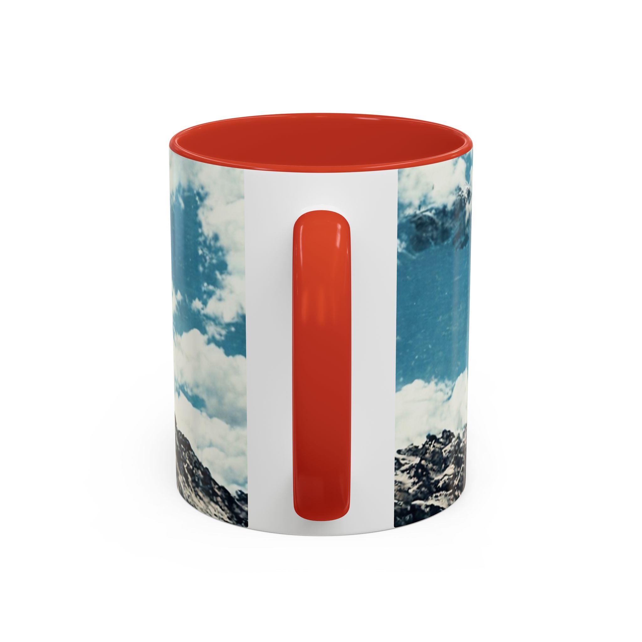 Disciplined, Grounded & Unmoved Coffee Mug — Motivational Mountain Accent Mug (11/15oz)